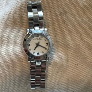Marc by Marc Jacobs silver stainless steel watch